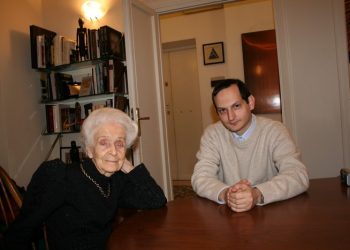 Prof. Levi-Montalcini and Dr. Bertelli 15 years ago